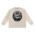 Open Road Long Sleeve — Black Ash Wash & Light Apricot