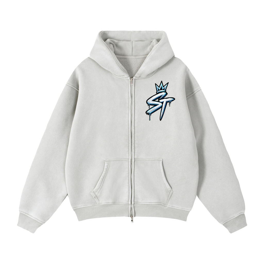 Cold Front Zip — Ash Gray