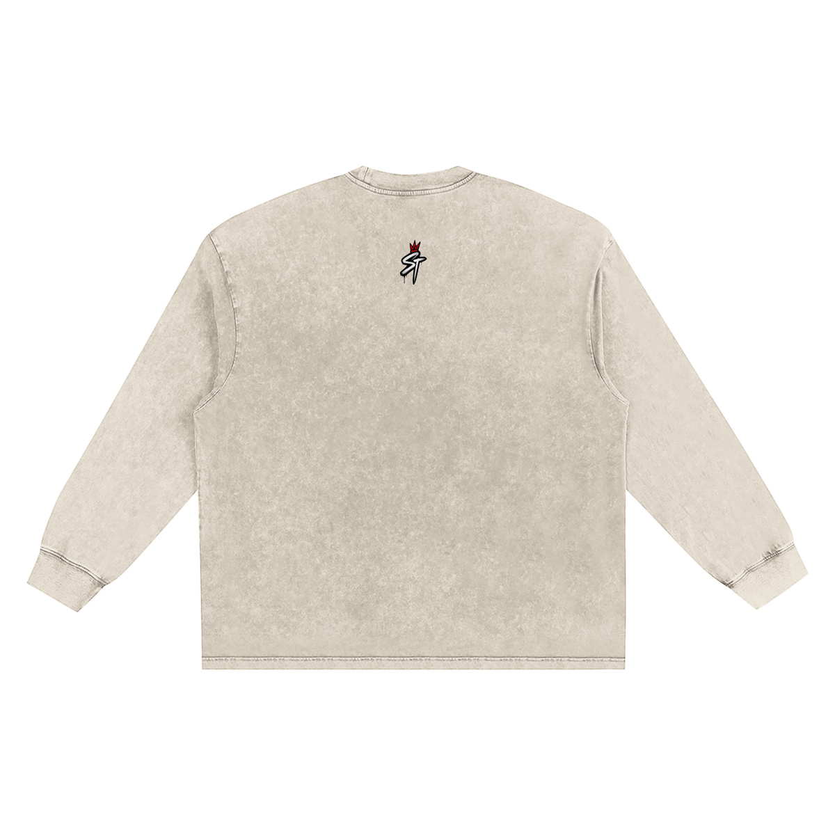 Open Road Long Sleeve — Black Ash Wash & Light Apricot