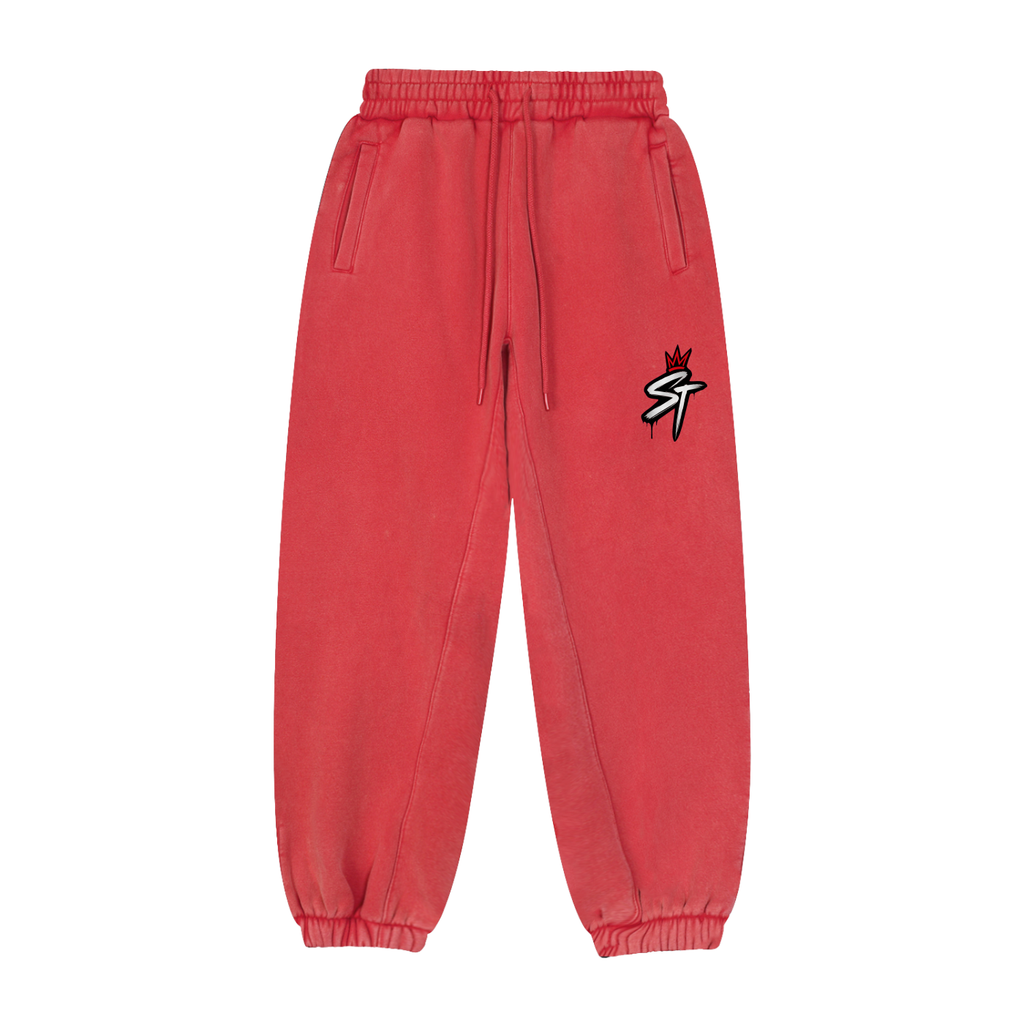 Statement Red Sweatpants